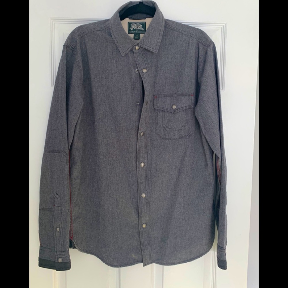 Men’s Roots Button Down Shirt .